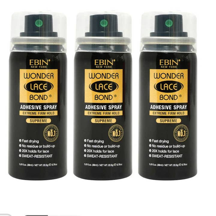 Ebin Wonder Lace Bond ADHESIVE SPRAY for wholesale by beryann discount n supplies