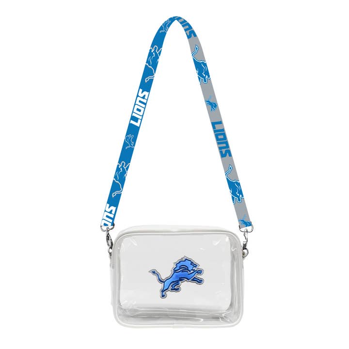 NFL Detroit Lions Clear Fanny Fan Purse for wholesale by Little Earth Productions