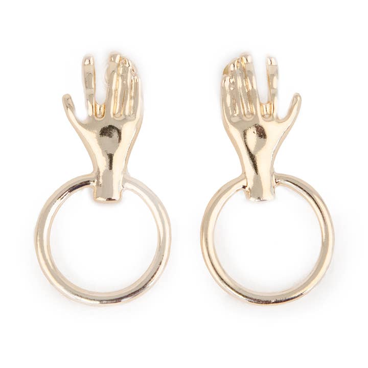 HAND EARRINGS HF for wholesale by Helio Ferretti