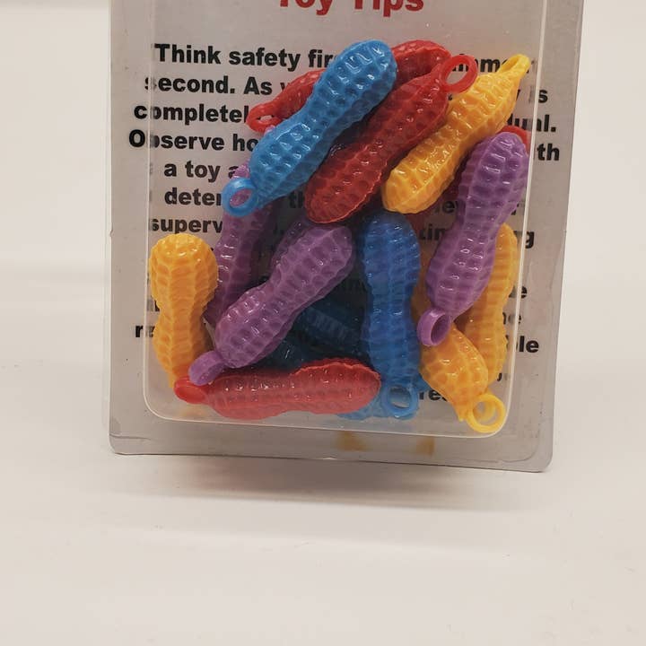 PLASTIC PEANUTS, 1.5" BIRD TOY PARTS for wholesale by Caitec Inc