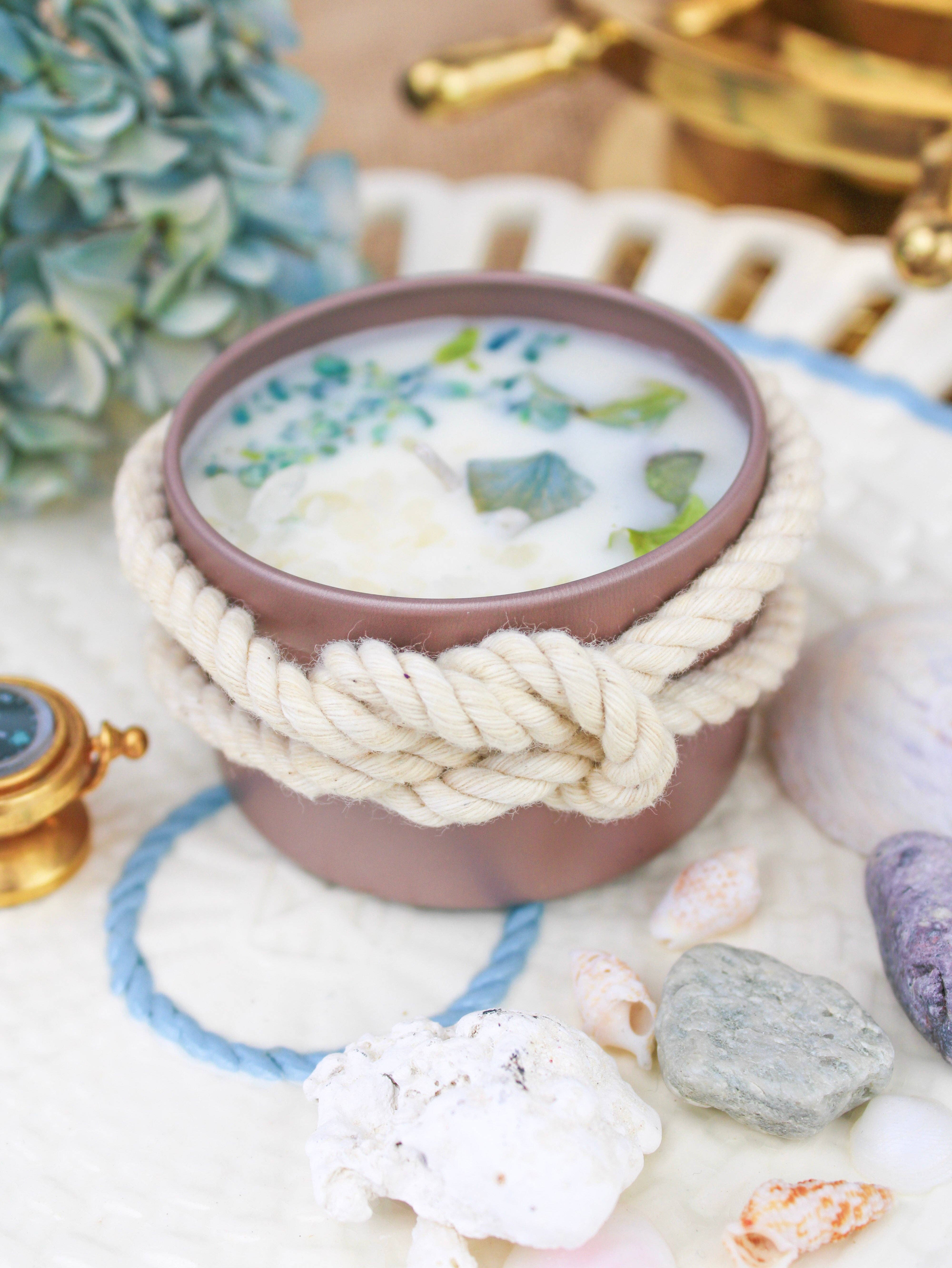 Ash & Rose - Wholesale Jar/Filled Candle - Unlabeled 4 oz Botanical Soy Wax Candles - Party Favors, Wedding, Birthday, Bulk Gifts, White Label, Customizable, Handmade2