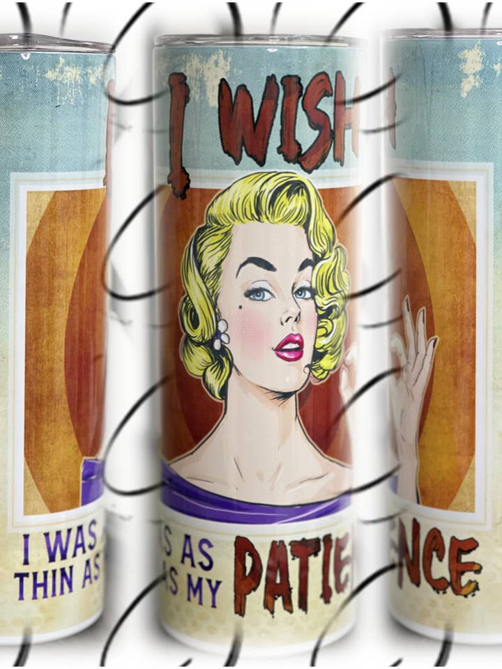 Dünner Geduld 20 Unzen Skinny Tumbler für den Großhandel von CMD Wholesale