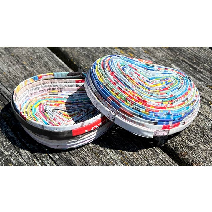 The Upcycled Paper Company - Wholesale Jewellery box/organiser - Heart Box w/ Lid - Recycled Paper 6