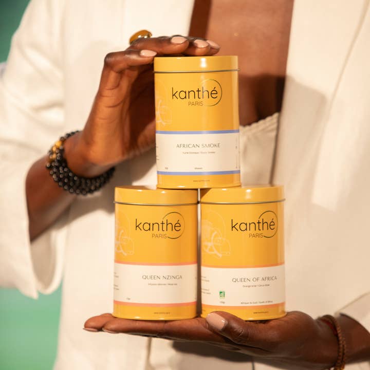 Signature trio – 3 refillable metal boxes (bulk) for wholesale by Kanthe