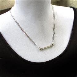 Luxe Design Jewellery - Vendita all'ingrosso Collana con ciondolo/pendaglio - Collana da uomo con urna cilindrica orizzontale per ceneri crematorie3