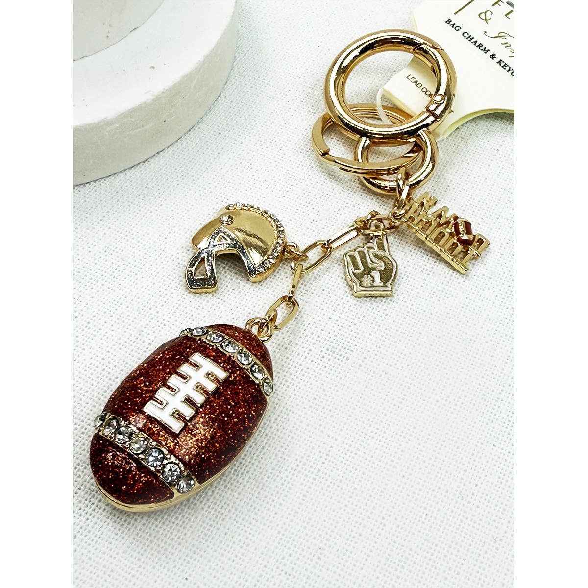 FOOTBALL Porte-clés et breloque de sac sur le thème du football en vente sur Faire3