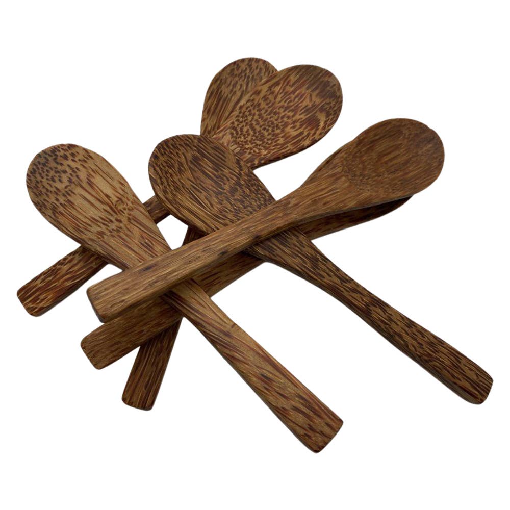 VIE – Engroshandel Køkkenske – VIE gourmet ske i kokostræ, sæt med 6 stk., 15 cm1