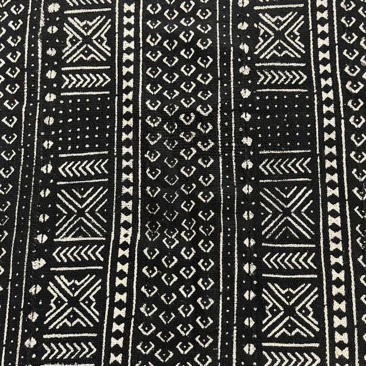MUDCLOTH TEXTILES BLACK for wholesale by Craft Enterprises