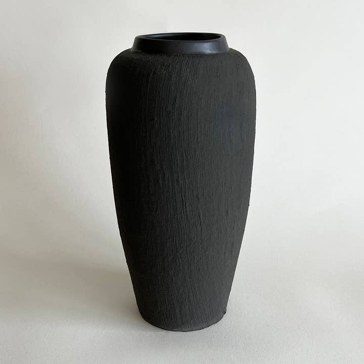 YUTA - Large Vase, Black for wholesale by KOTI London