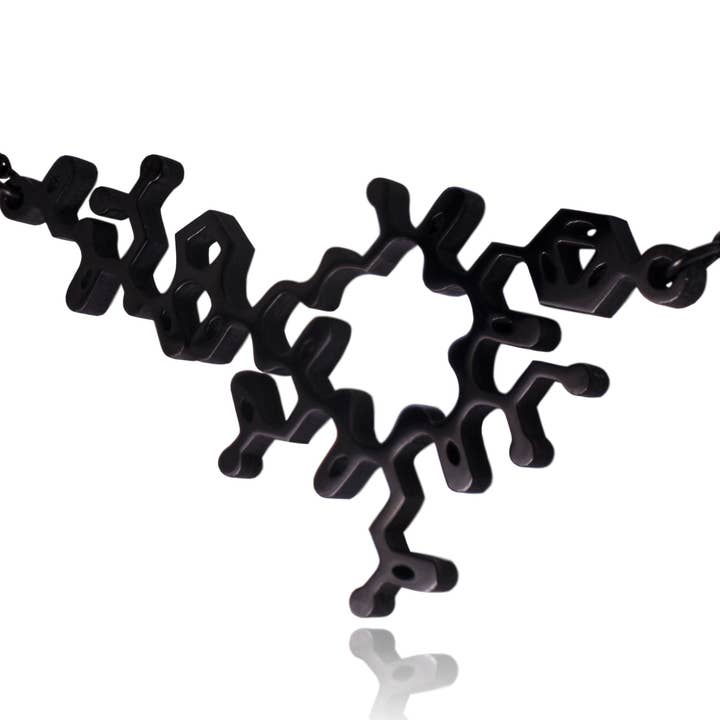 Clayton Jewelry Labs - Venta al por mayor Collares con colgantes/abalorios - Collar de acero inoxidable con molécula de oxitocina14