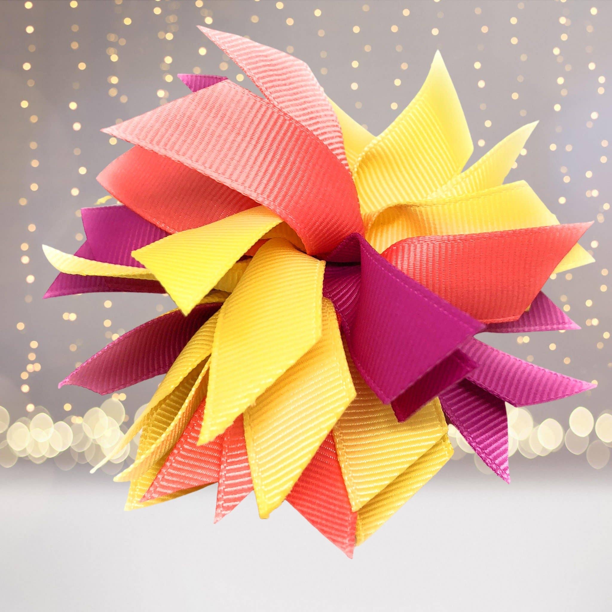 Chicky Chicky Bling Bling - Vente Nœud pour cheveux – enfant - Arc de cheveux petit pompon pour fille3