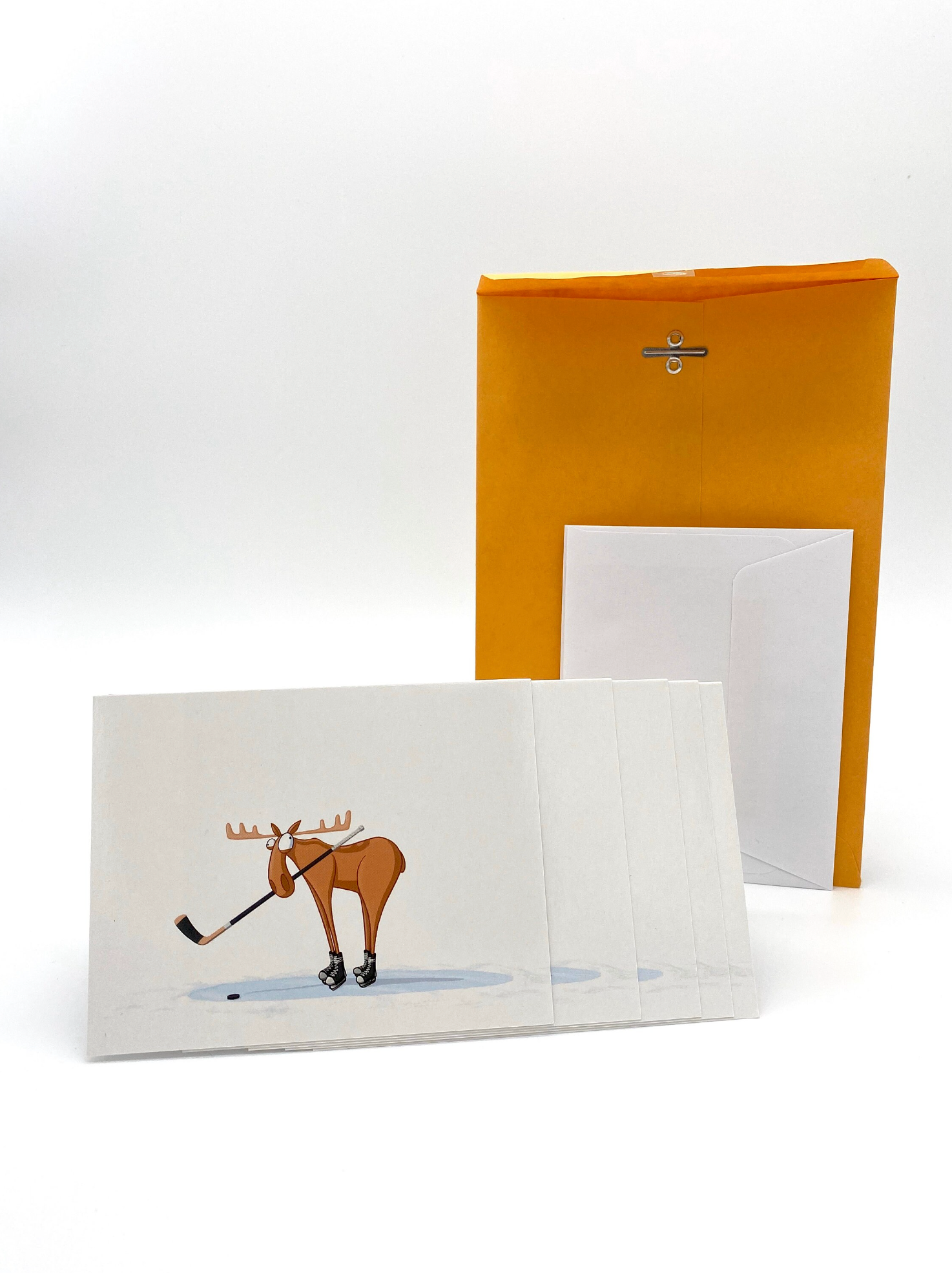 FortHouse Studios - Wholesale Everyday Greeting Card - Hockey Moose Cards2