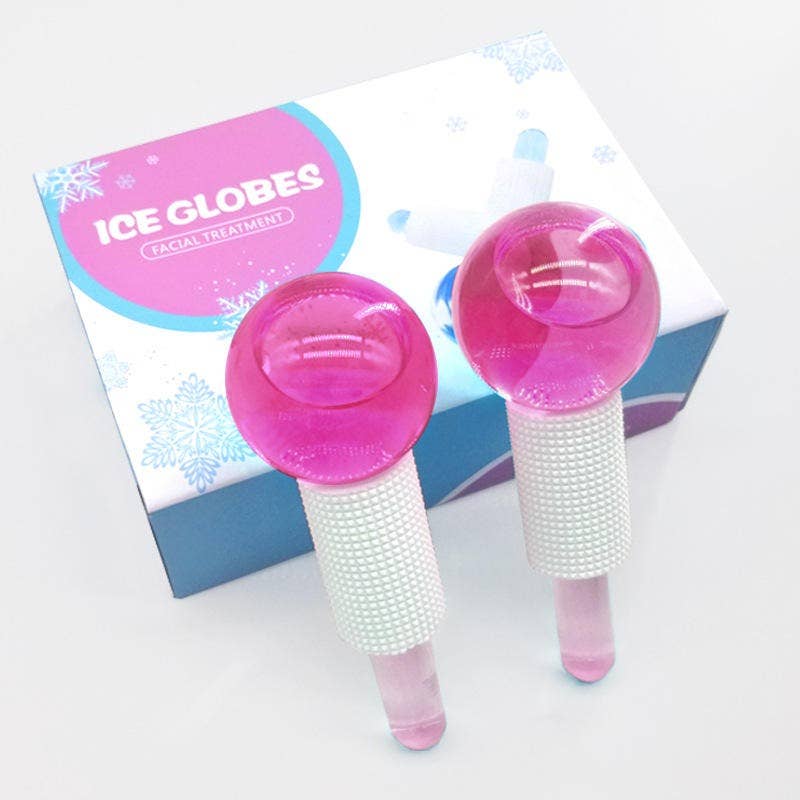 1 paquet (couleurs à mélanger et assortir) Outil de massage facial Cooling Ice Globes, boîte de lifting du visage et du cou en vente sur Faire5