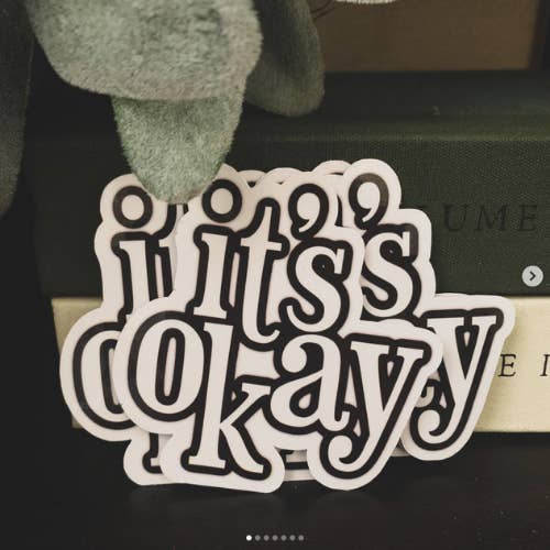 It's Okay Sticker for wholesale by Love Everyone Creations