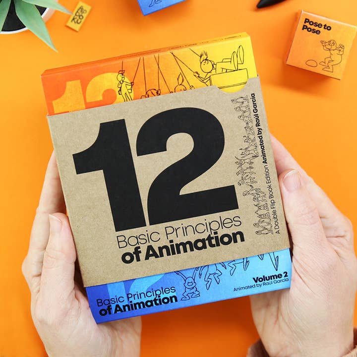 The 12 Principles of Animation Flipbook for wholesale by Flipboku