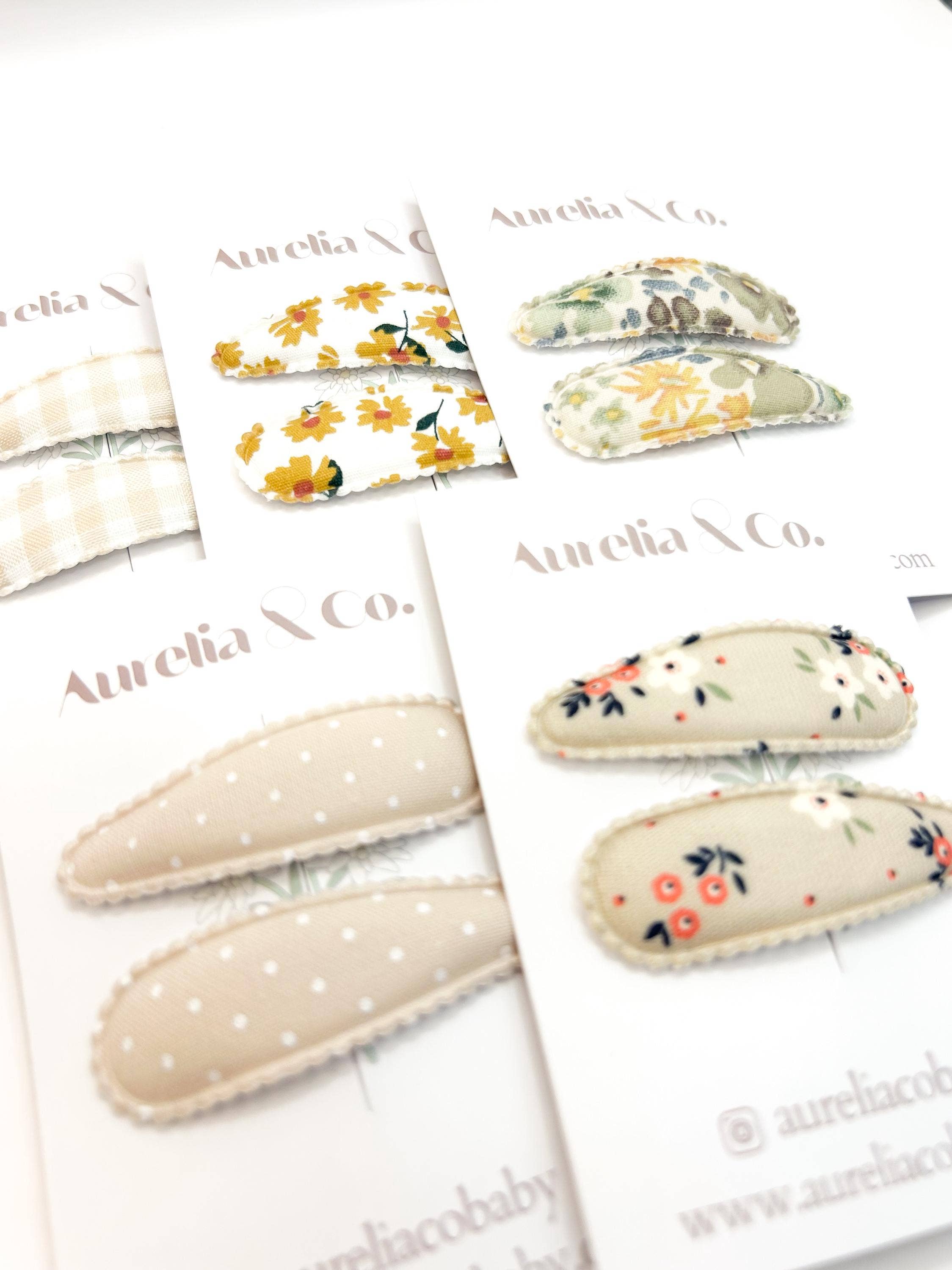 Aurelia & Co. Baby - Wholesale Hair Clip - Kids - Neutral Floral Barrettes for Children5