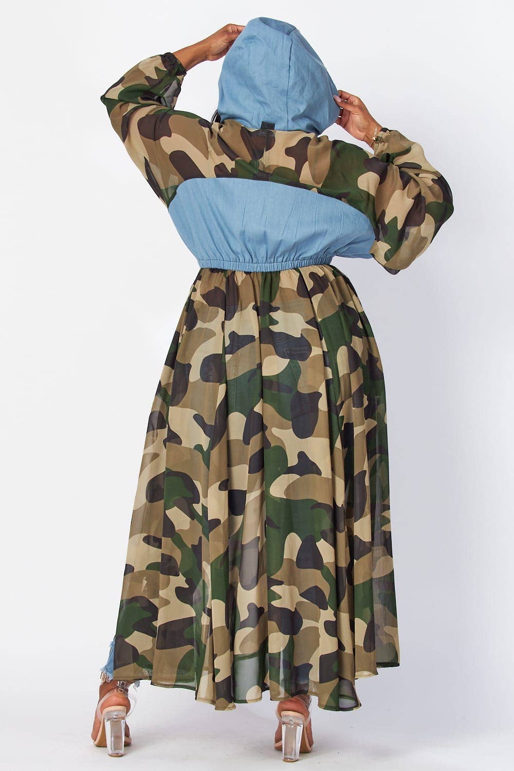 DENIM MULTI Robe Plus en vente sur Faire5