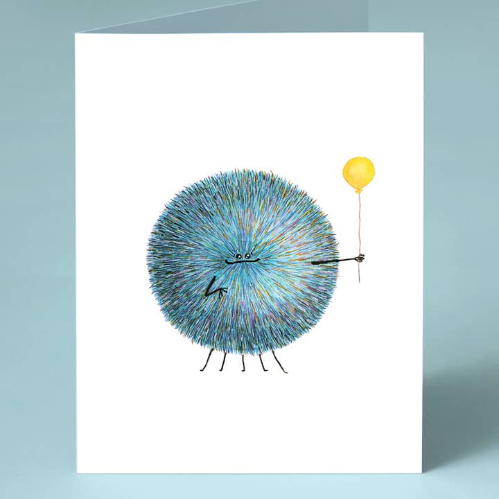 Poofy Poofus A2 Greeting Card for wholesale by Poofy Emporium