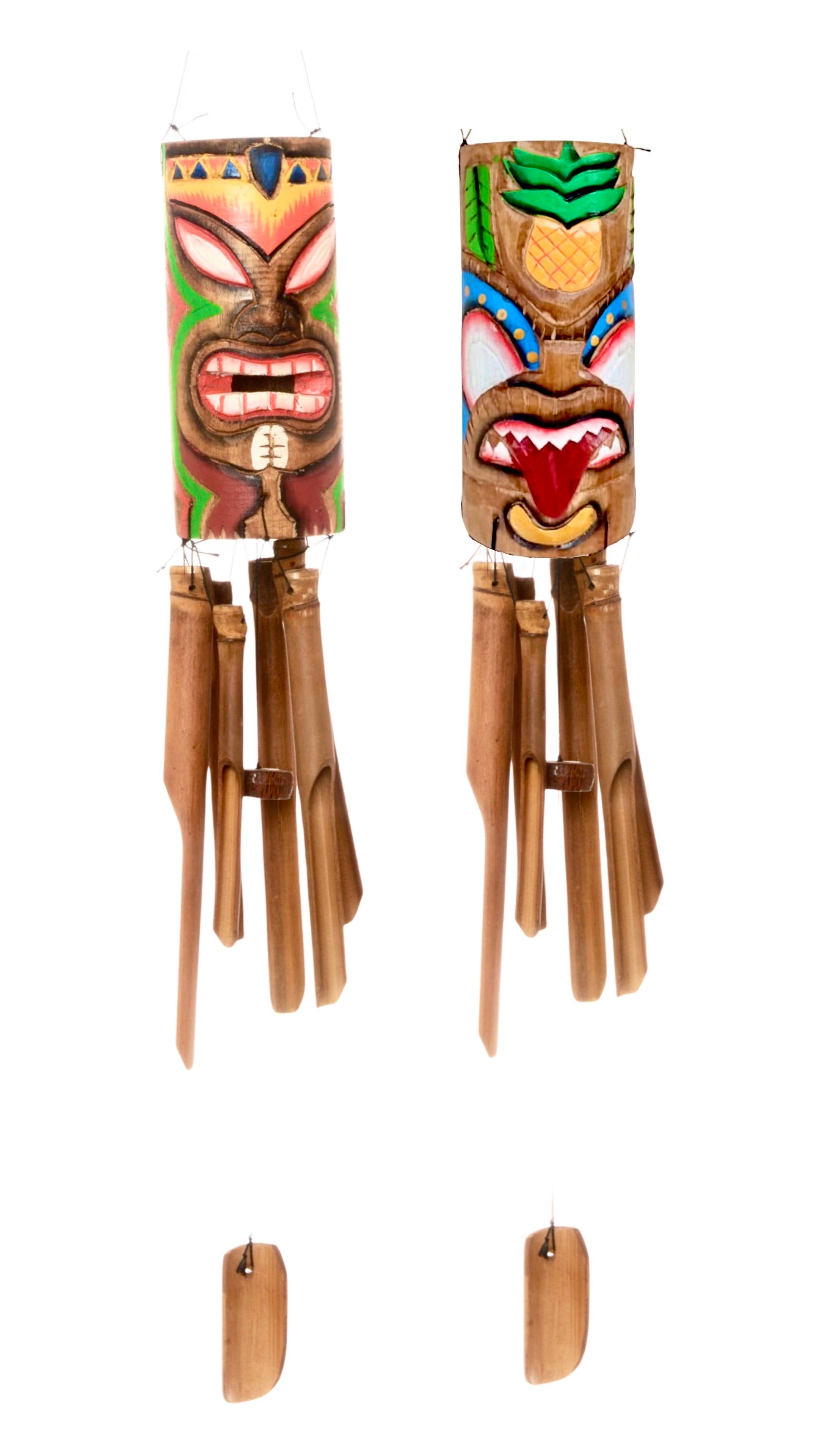 Bamboo Source Tropical Decor - Wholesale Wind Chime - Tiki Wind Chime - Assorted