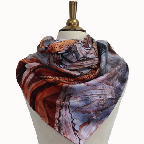 Norton and Hodges - Wholesale - The Living Kalahari Sands Silk Scarf2