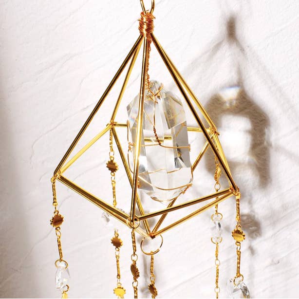 Crystolver (We Cover All Import Fees) - Wholesale Suncatcher - White Quartz Chandelier Crystal Prism Suncatcher3