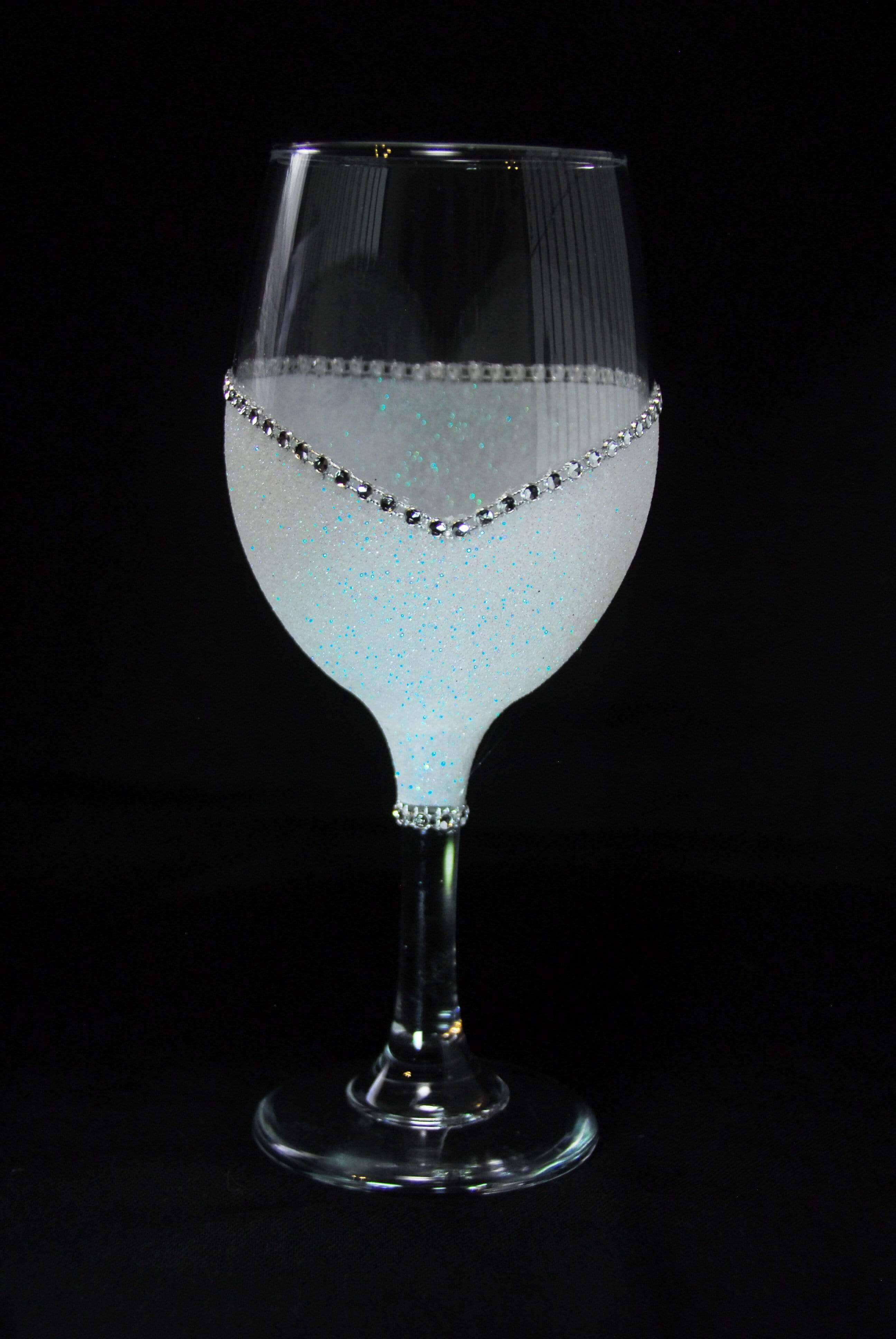 WineyBitches.Co - Wholesale Wine Glass - WB Original Classy Glassy – Bling Stem V Style Wine Glass (Signature Collection)9