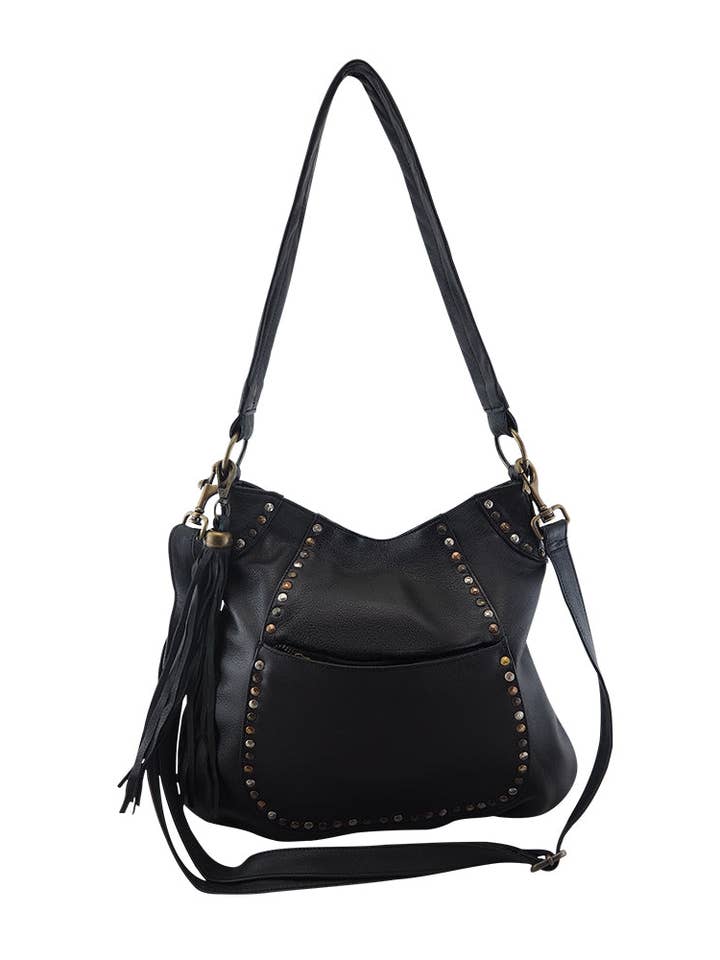 Andie Handbag | Black for wholesale by Cadelle Leather