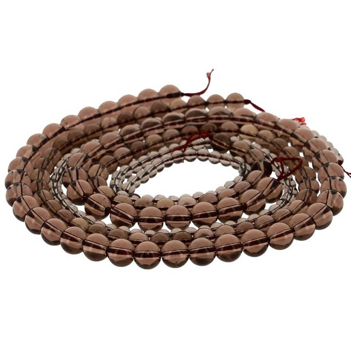 Extra Dark Smoky Quartz Beads for wholesale by Artisans de Madagascar