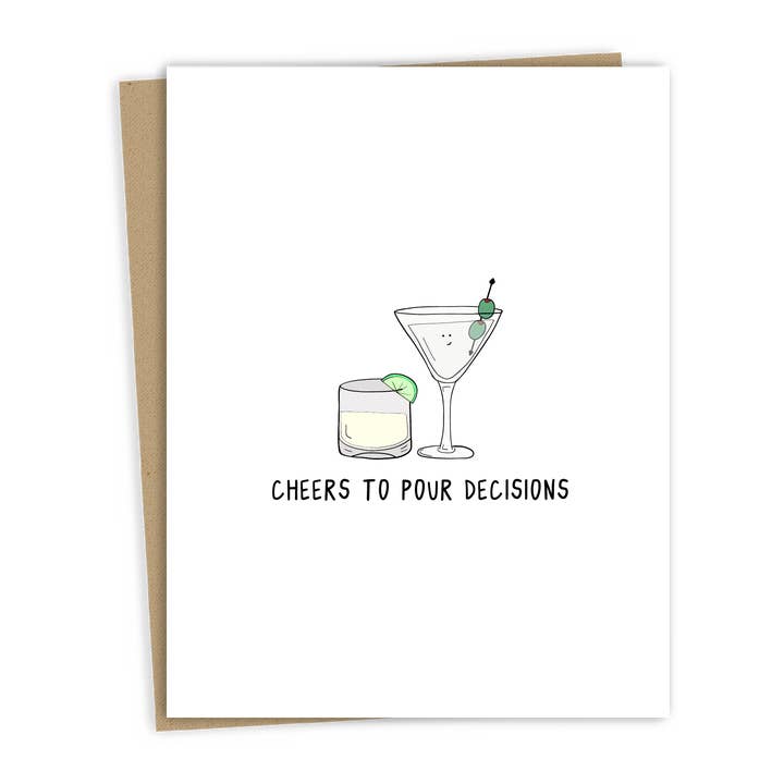 Proost om beslissingen te nemen | Verjaardagskaart voor wholesale door rockdoodles