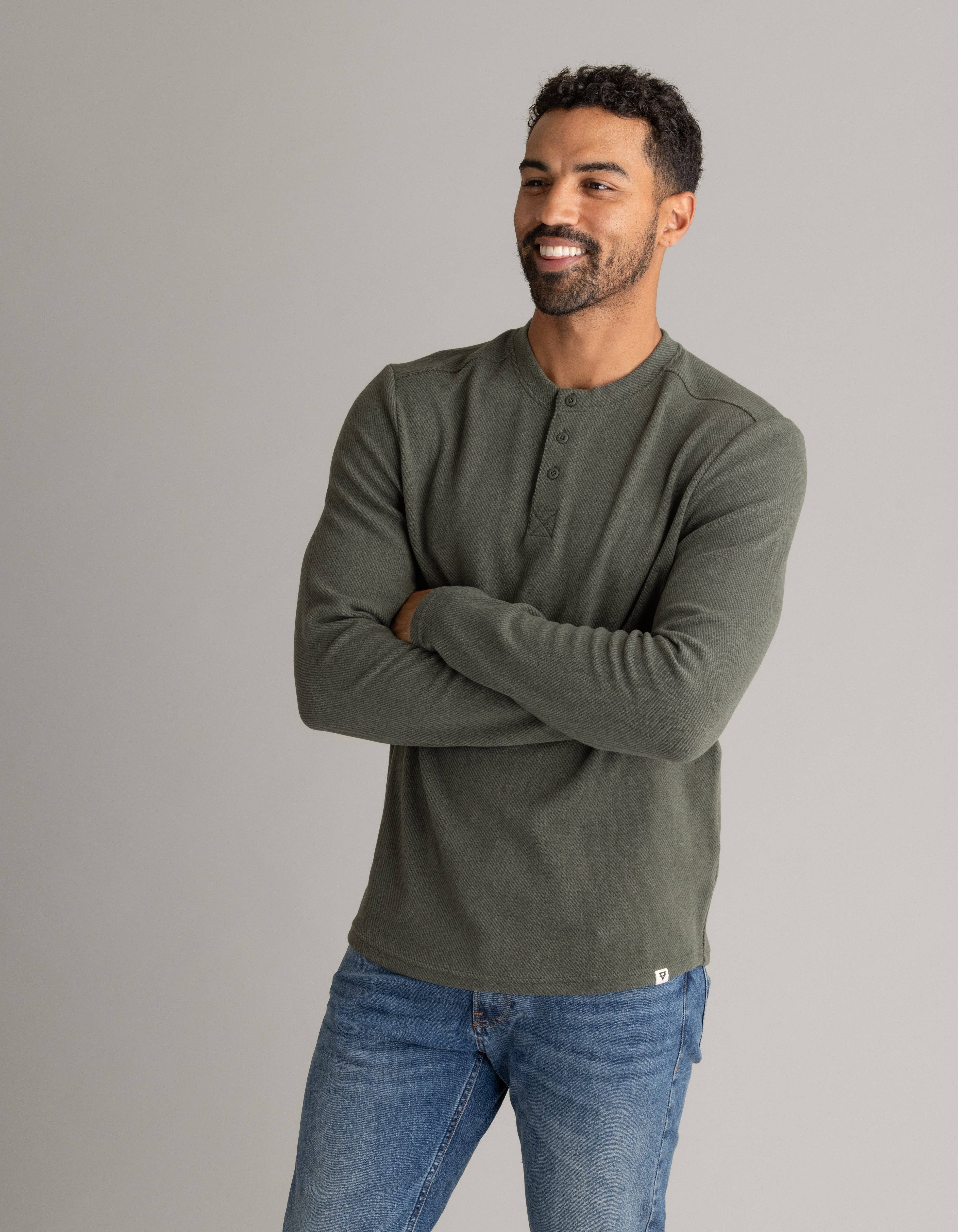 LIV Outdoor - Wholesale T-Shirt - Men's - Men's Lichen Stretch Flannel Henley7