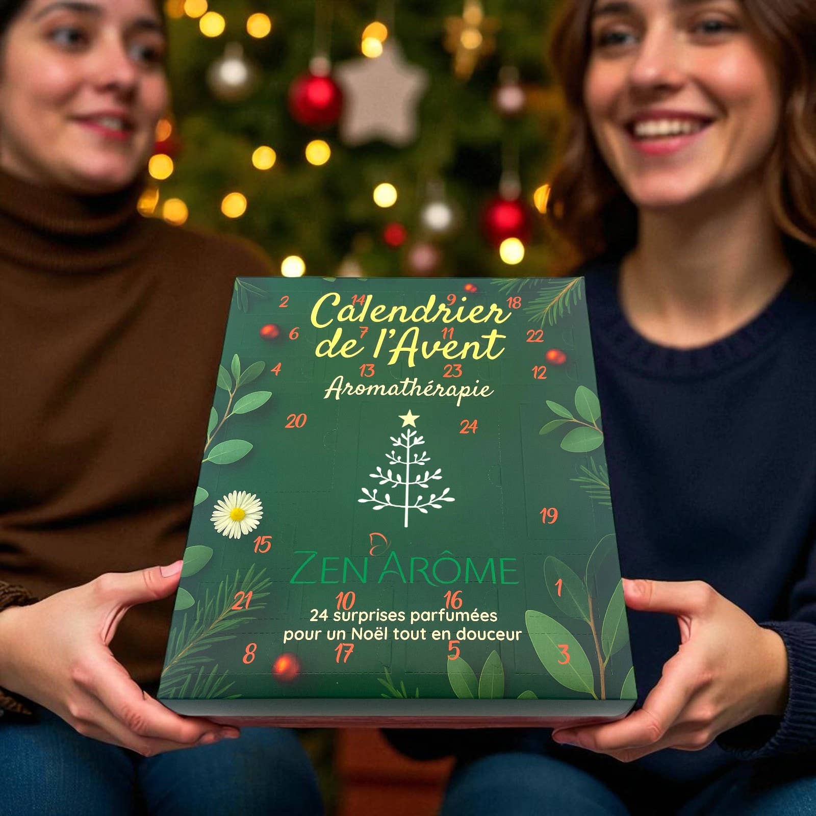 Zen'Arôme - Wholesale Advent calendar - Aromatherapy Advent Calendar – 24 Days of Well-Being1