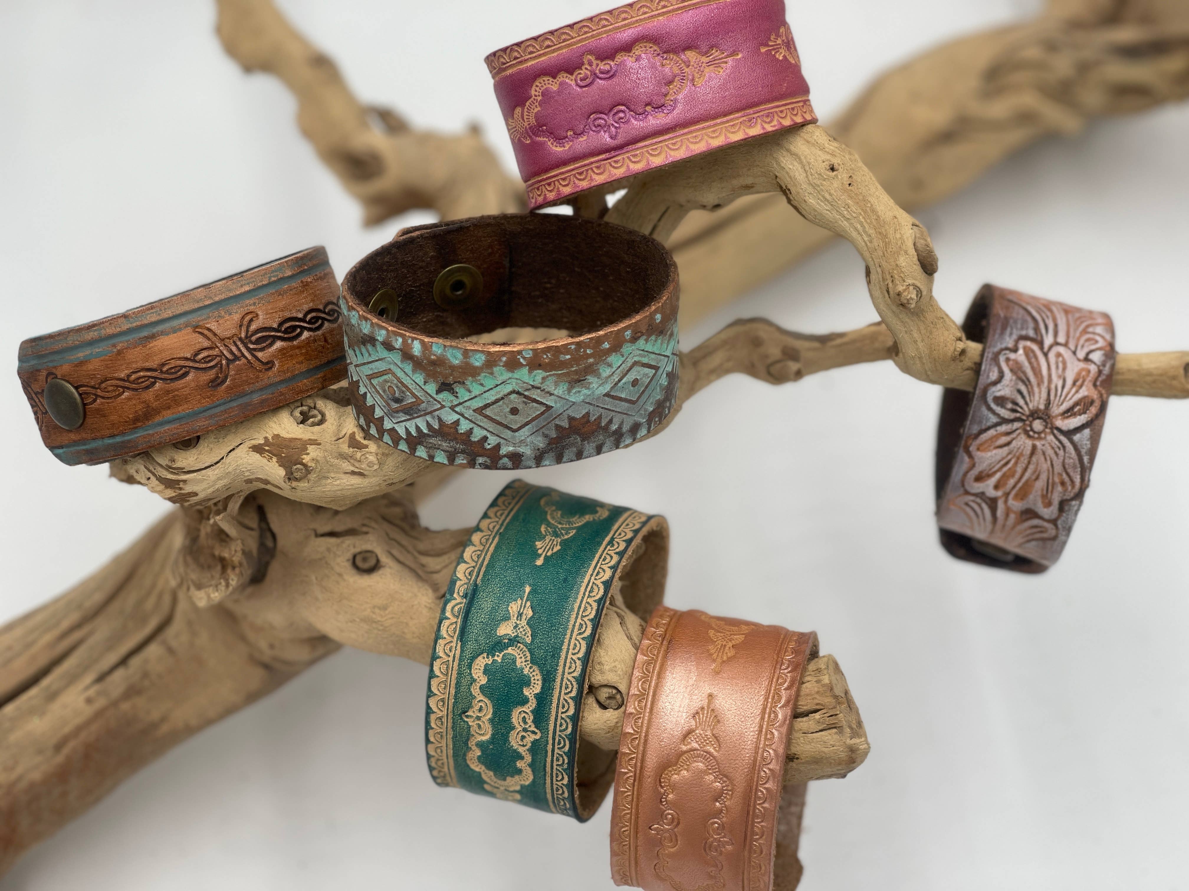 A Rare Bird Shop - Wholesale Bangle Bracelet - Hand Tooled Beauties Bundle3