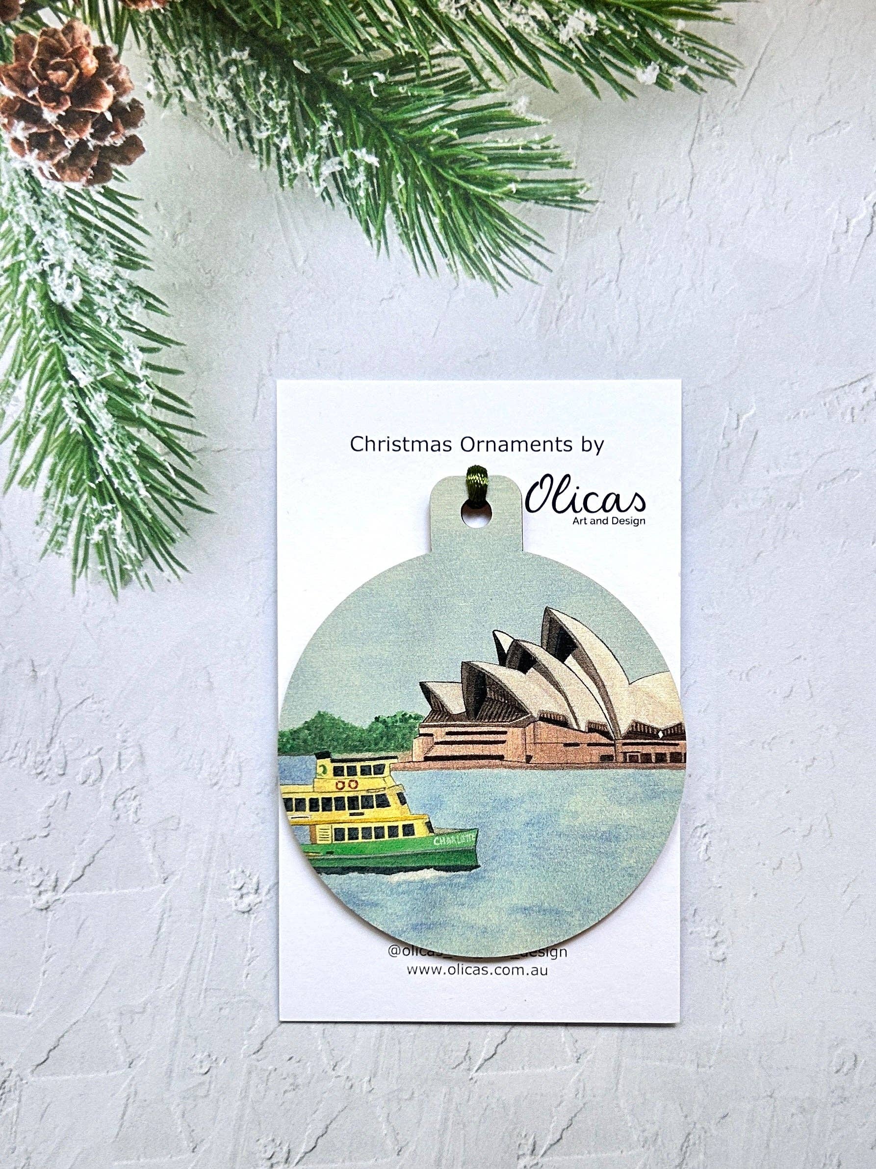 Olicas Art and Design - Wholesale Ornament set - Wooden Ornaments / Australian animals ornaments6