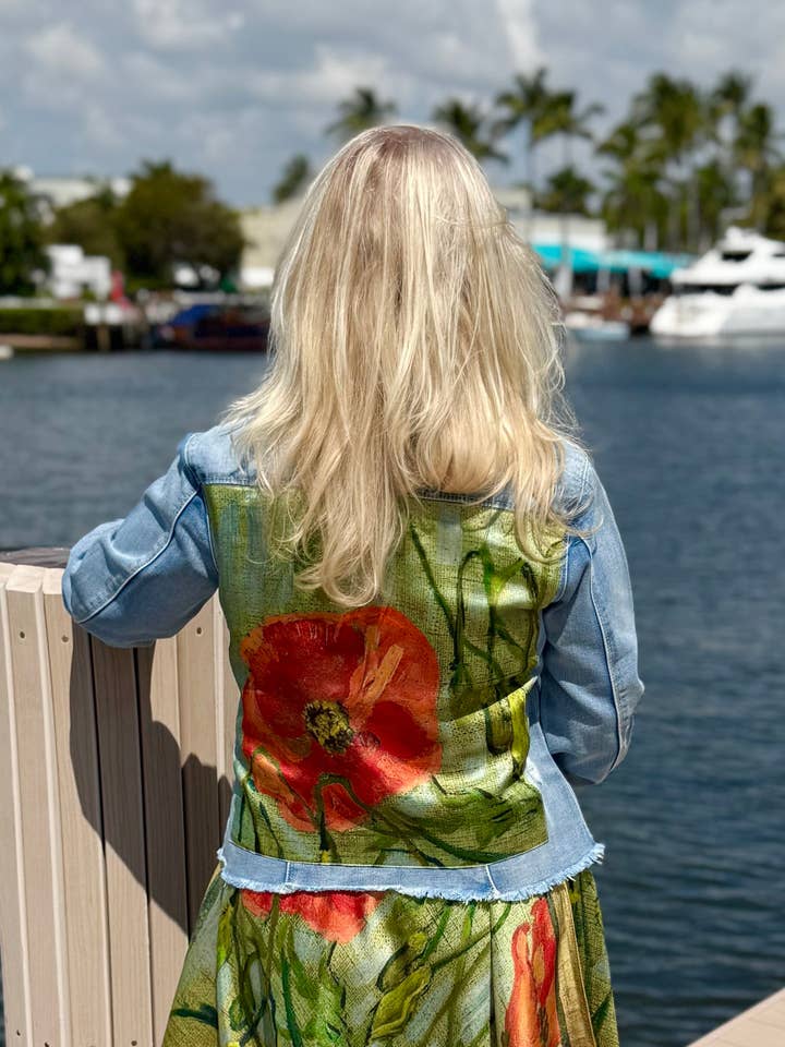 The Light Denim Jacket / My Poppy for wholesale by Stacy Bradley Design
