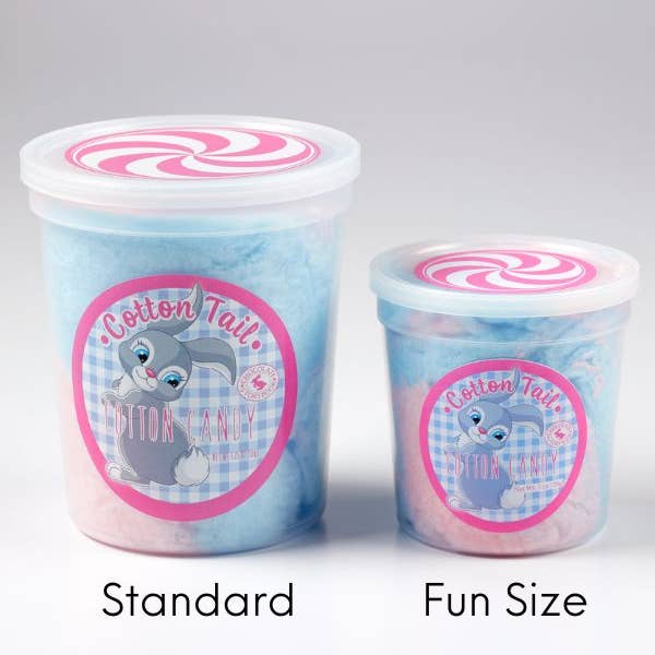 Fairy Tale Cotton Candy - Wholesale Cotton Candy - Fun Size Blue Raspberry & Wild Strawberry Cotton Candy Duo3