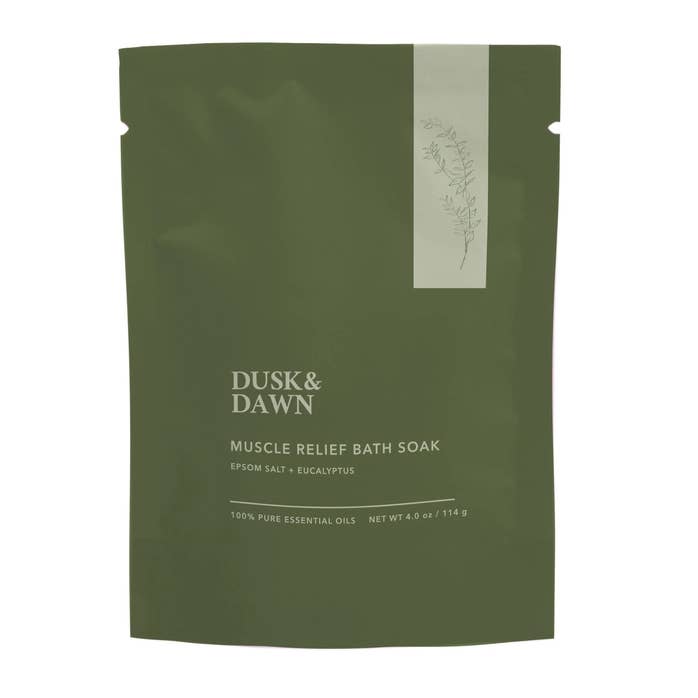 Giften Market - Wholesale Bath Soak/Milk - Muscle Relief Bath Soak Pouch - Epsom Salt + Eucalyptus Oil