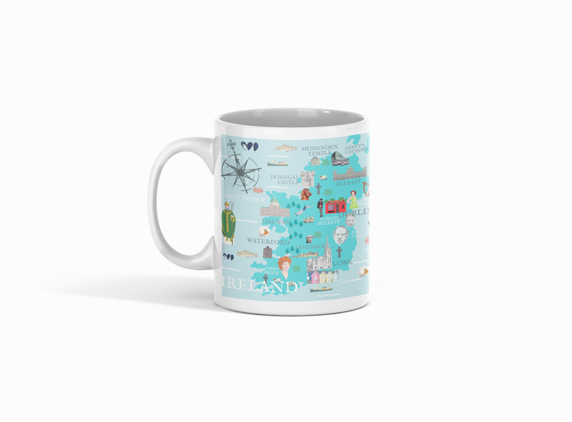 Betty Boyns Designs – wholesale Coffee mug – ILLUSTRATED MAP MUGS24