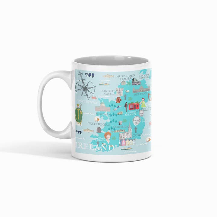 Betty Boyns Designs – wholesale Coffee mug – ILLUSTRATED MAP MUGS24
