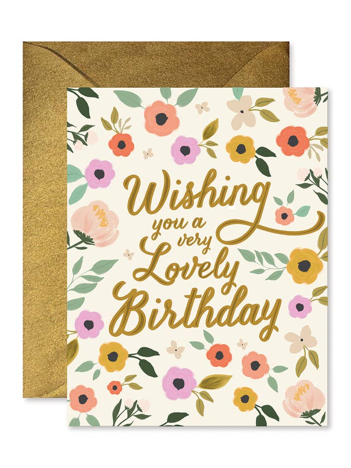 Lovely Birthday Greeting Card for wholesale by Ginger P. Designs