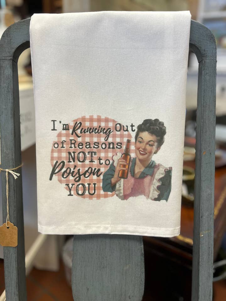 „Mir gehen die Gründe aus, dich nicht zu vergiften“ für den Großhandel von DejaVu and New