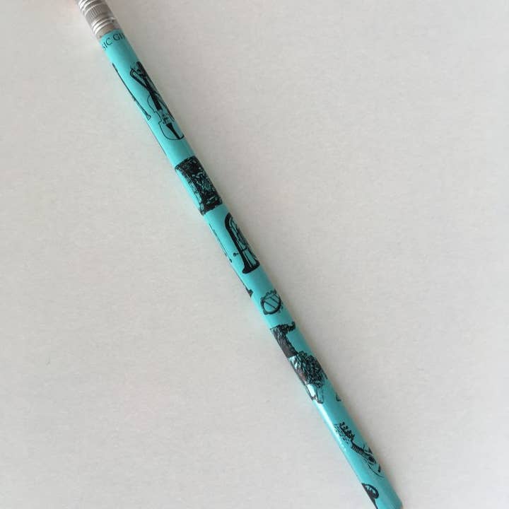 MUSIC GIFT - Vendita all'ingrosso Matite - Matite per strumenti e gomma da cancellare rossa