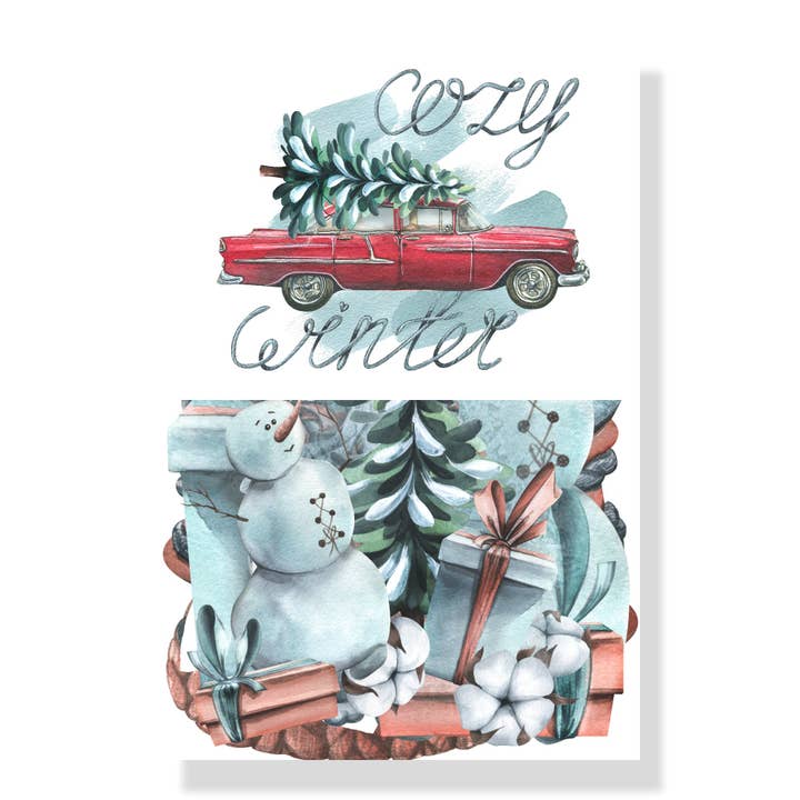 SSC Wholesale - Wholesale Scrapbook - Cozy Winter 12 x 12 Scrapbook Paper & Embellishment Kit by SSC Designs - 3 Kits1
