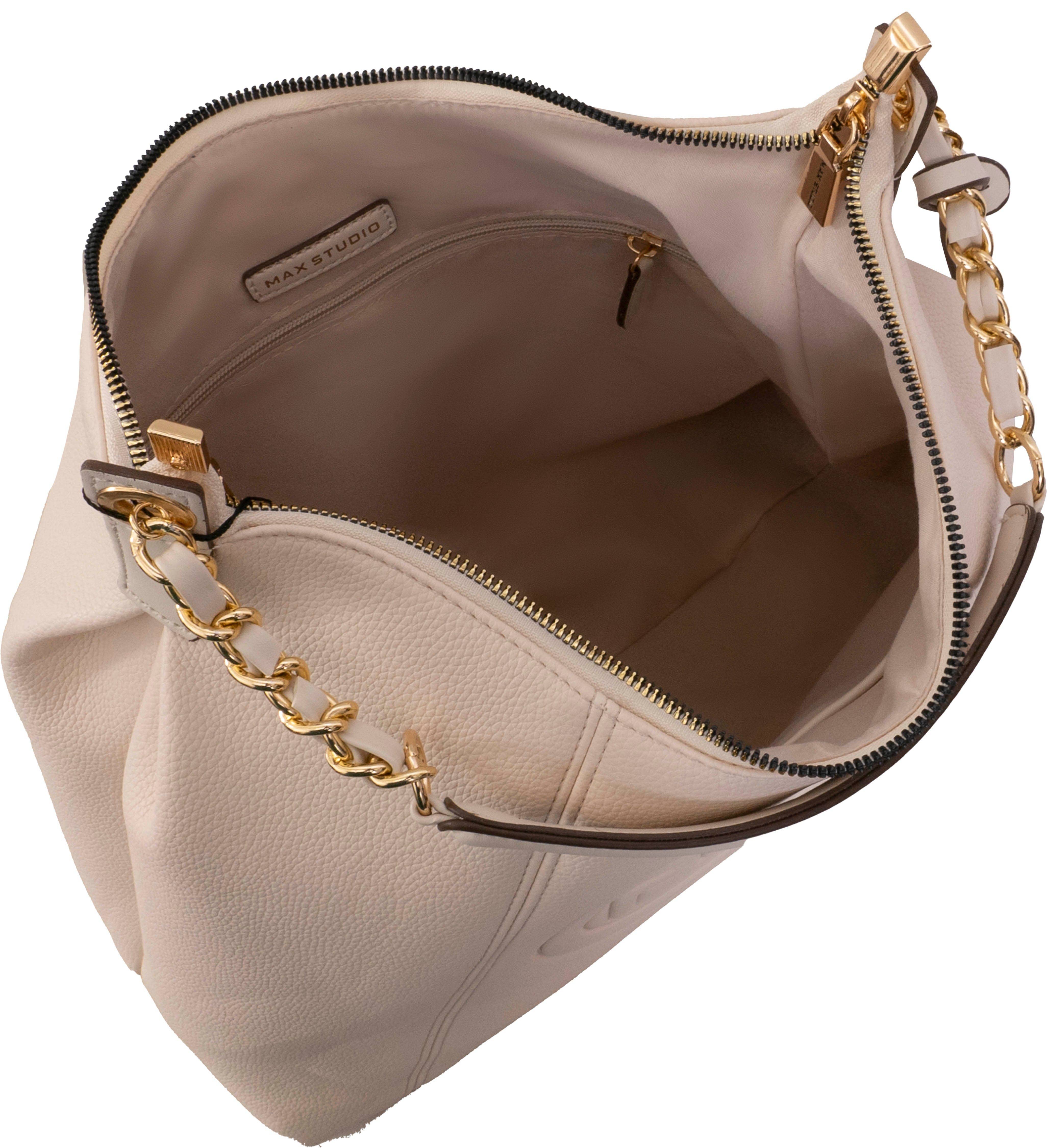 Magid – wholesale Shoulder bag – women's – Max Studio Pebble Grain Top Chain Handle Slouchy Hobo Handbag26