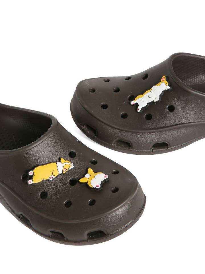 NAYOTHECORGI - Vente Accessoire pour chaussures - Accessoire de chaussure de style Croc Corgi