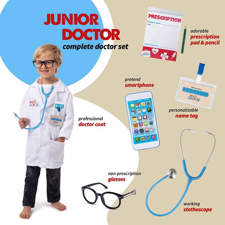 Bintiva - Venta al por mayor Conjunto de juguetes - Niños - Set de juguetes Doctor Dress Up