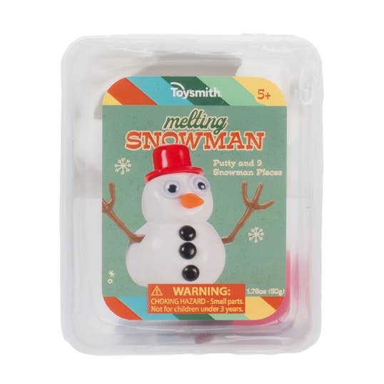 Toysmith - Wholesale Putty/Slime - Kids - Melting Snowman Putty/Slime, Christmas, holiday0