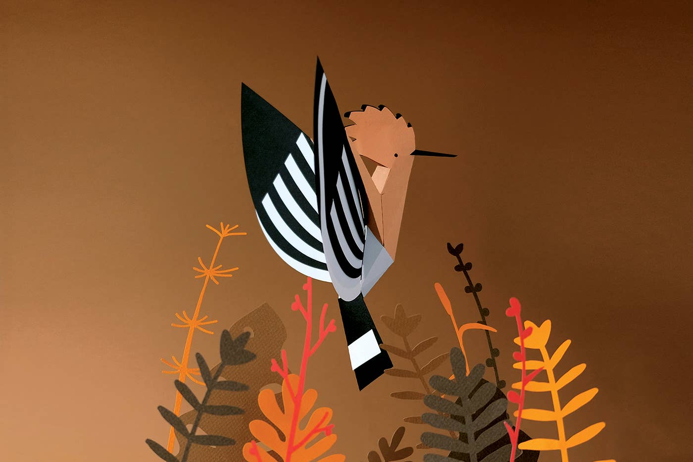 Today is Art Day - Wholesale Doe-het-zelf-knutselset - Hoopoe - 3D-papieren vogelfiguur van Pego10