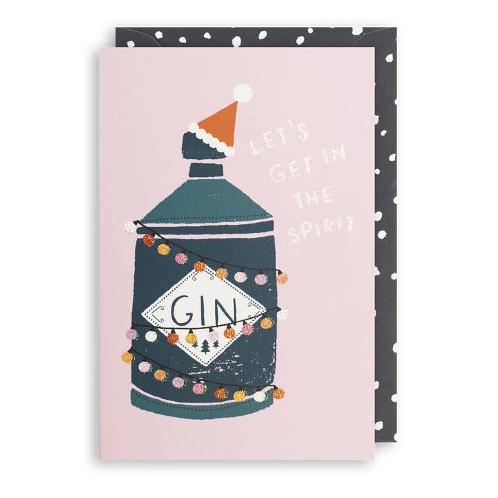 TINSEL IN A TWIST for wholesale by Meraki Greeting Cards