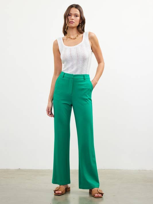 Rechte gebreide broek voor wholesale door SKIES ARE BLUE