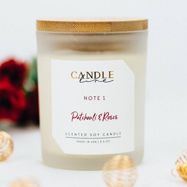 Remarque 1 : Patchouli et roses pour la vente par Candle-Line